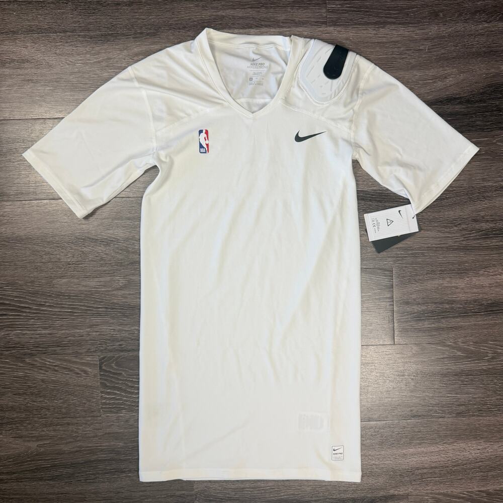 Nike NBA Player Issue Pro Hyperstrong Compression Shirt White XLT NWT BQ2382-100
